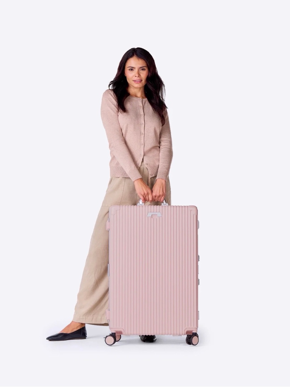 NIB NOBL Blush Check-In All in One 28” Luggage - Picture 5 of 5